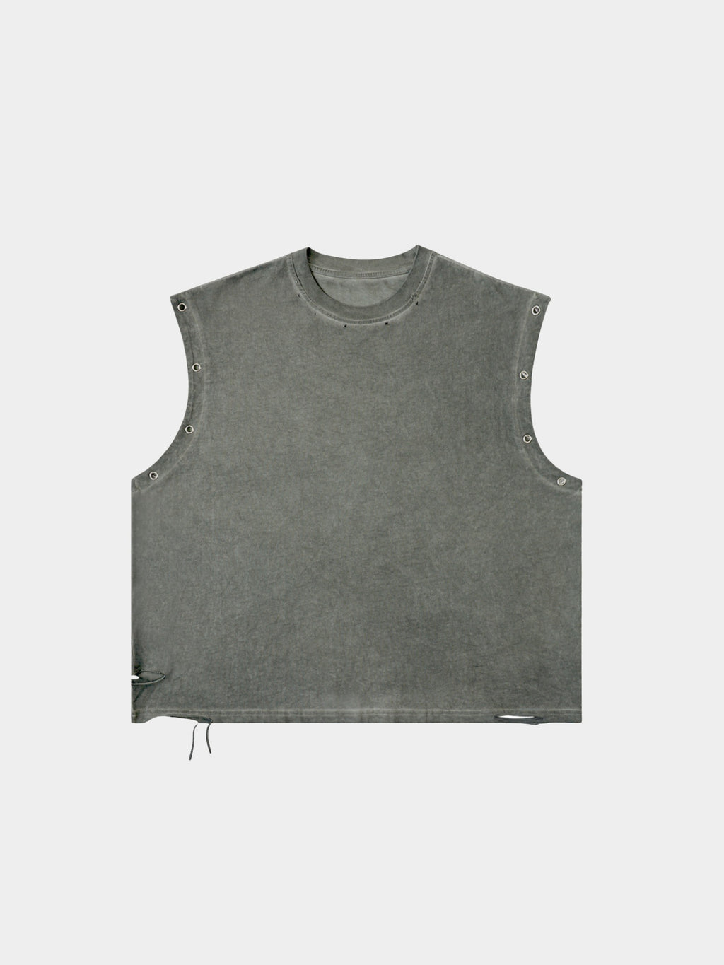 Eyelet R&R Tank - Glitter Noir