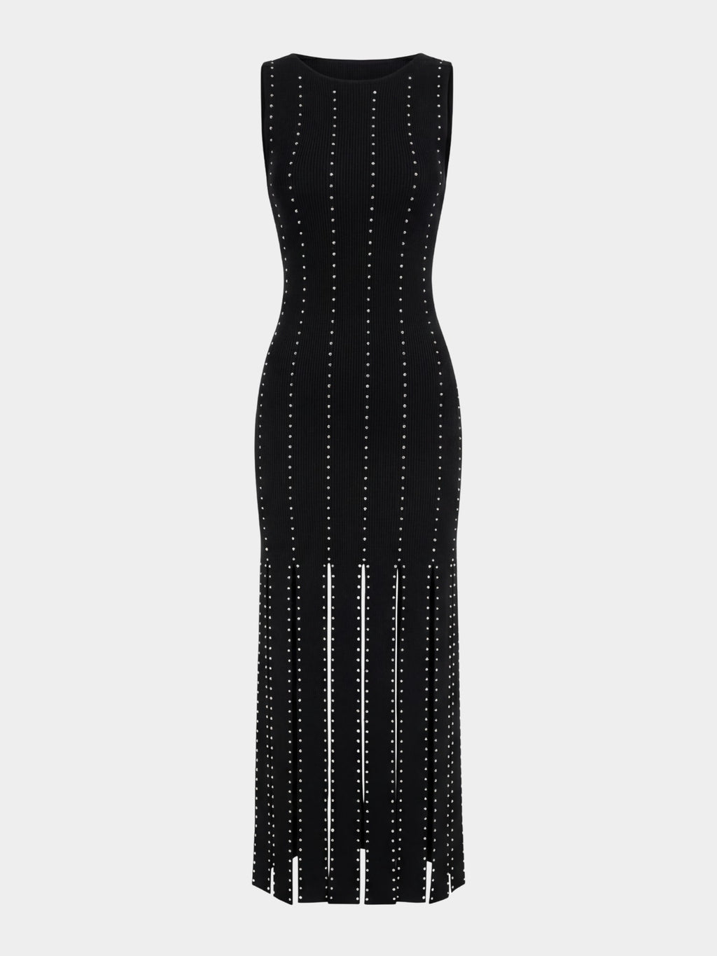 Downtown Column Dress - Glitter Noir