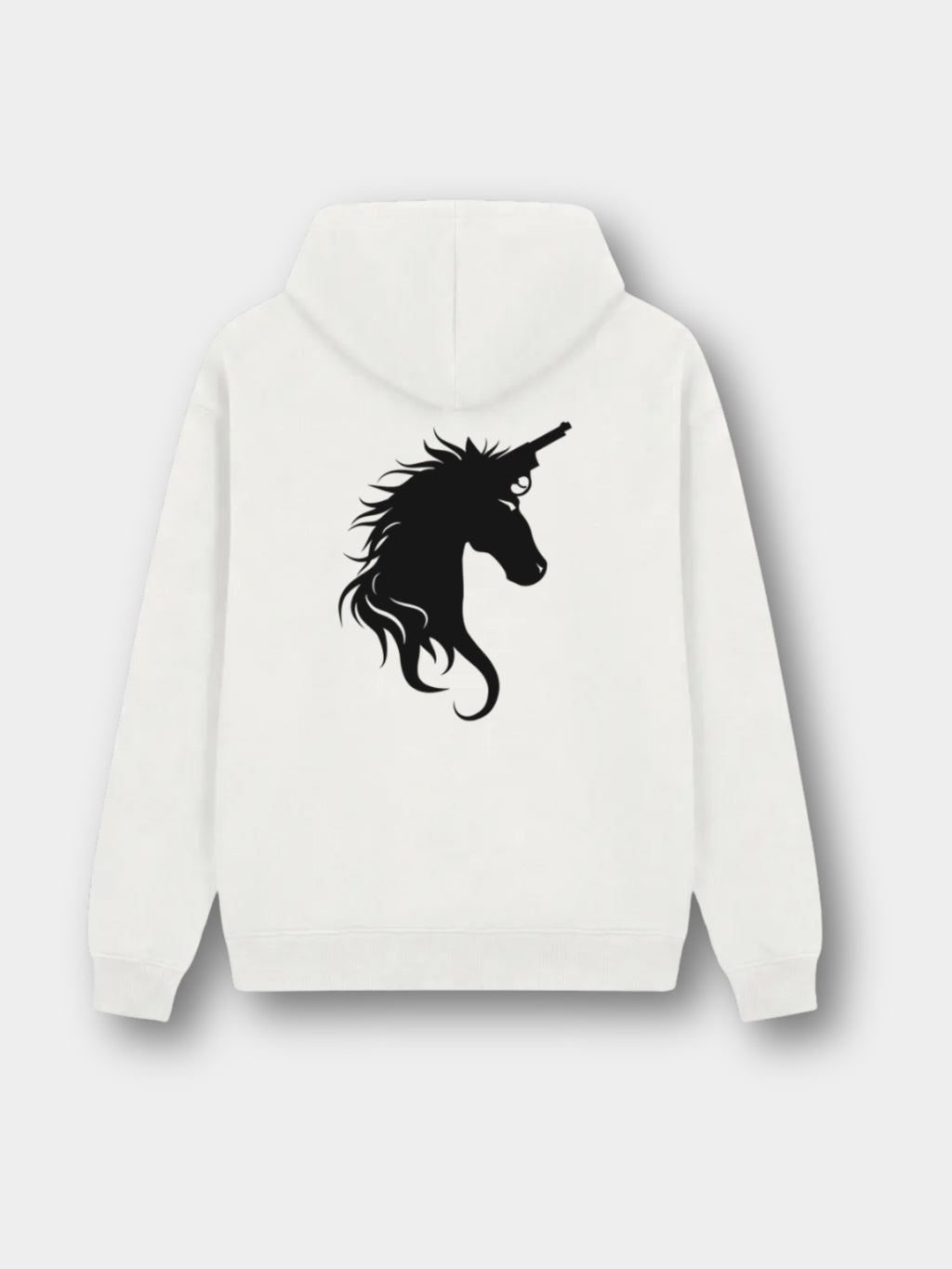 Uniform Edit hoodie / Bone - Glitter Noir