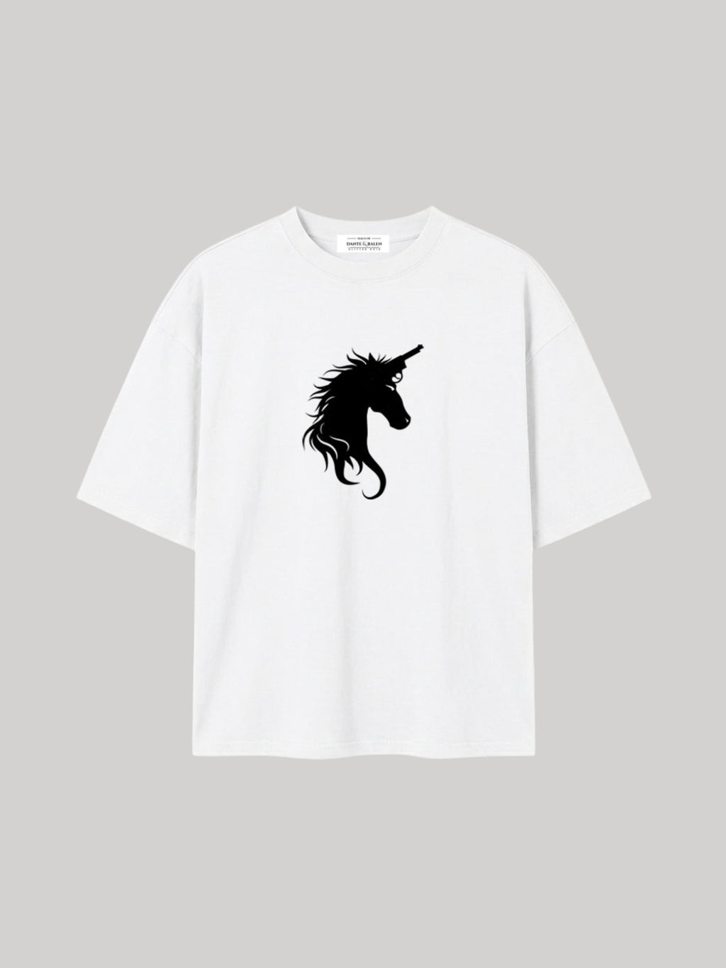Haus Logo Tee - Glitter Noir