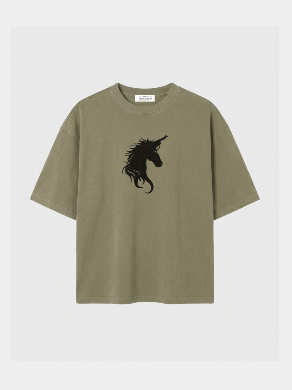 Haus Logo Tee - Glitter Noir