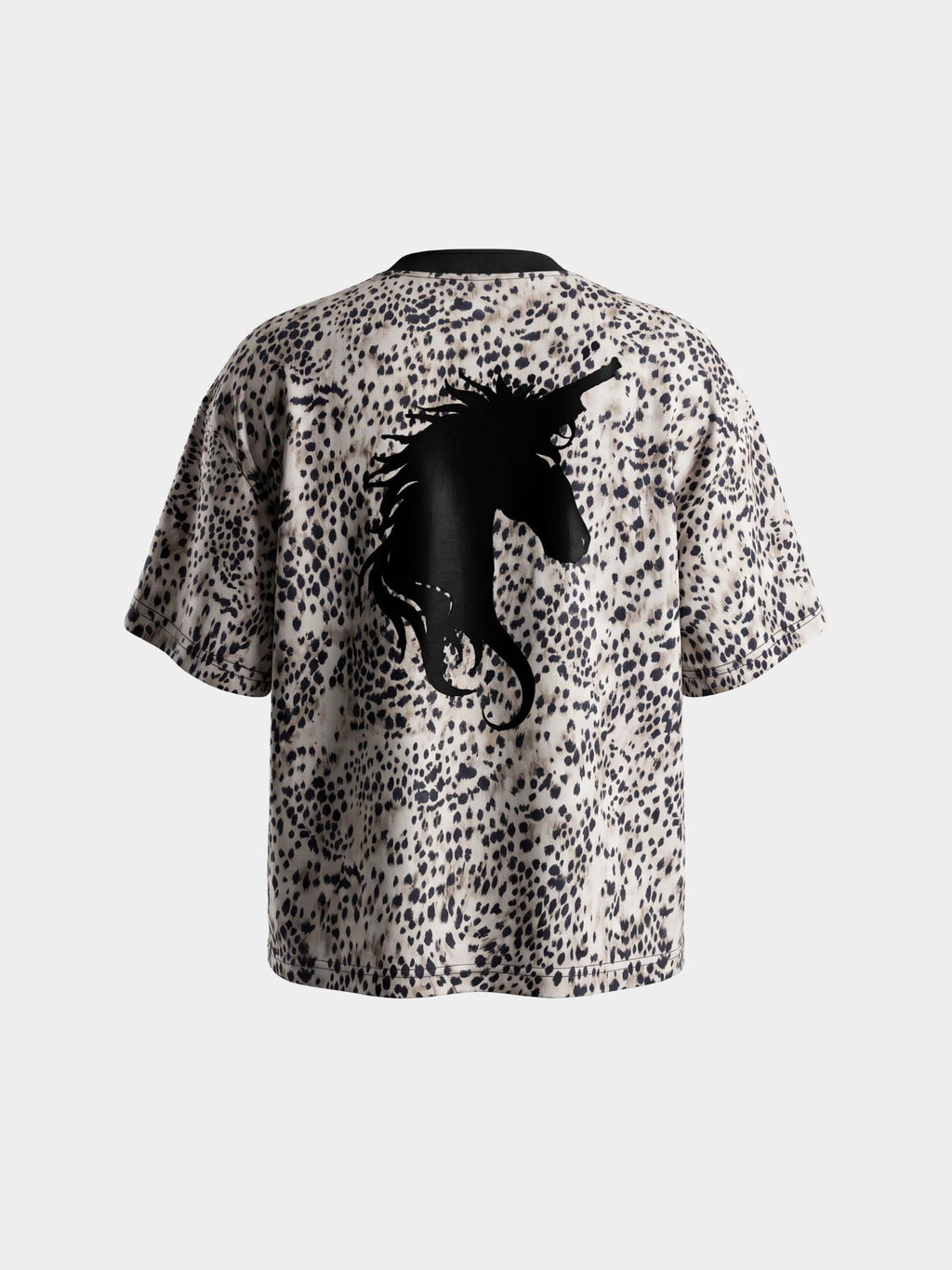 Wild Cat Logo Tee - Glitter Noir