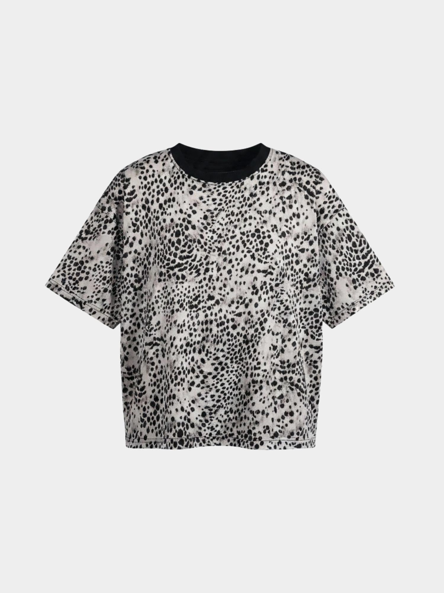 Wild Cat Logo Tee - Glitter Noir