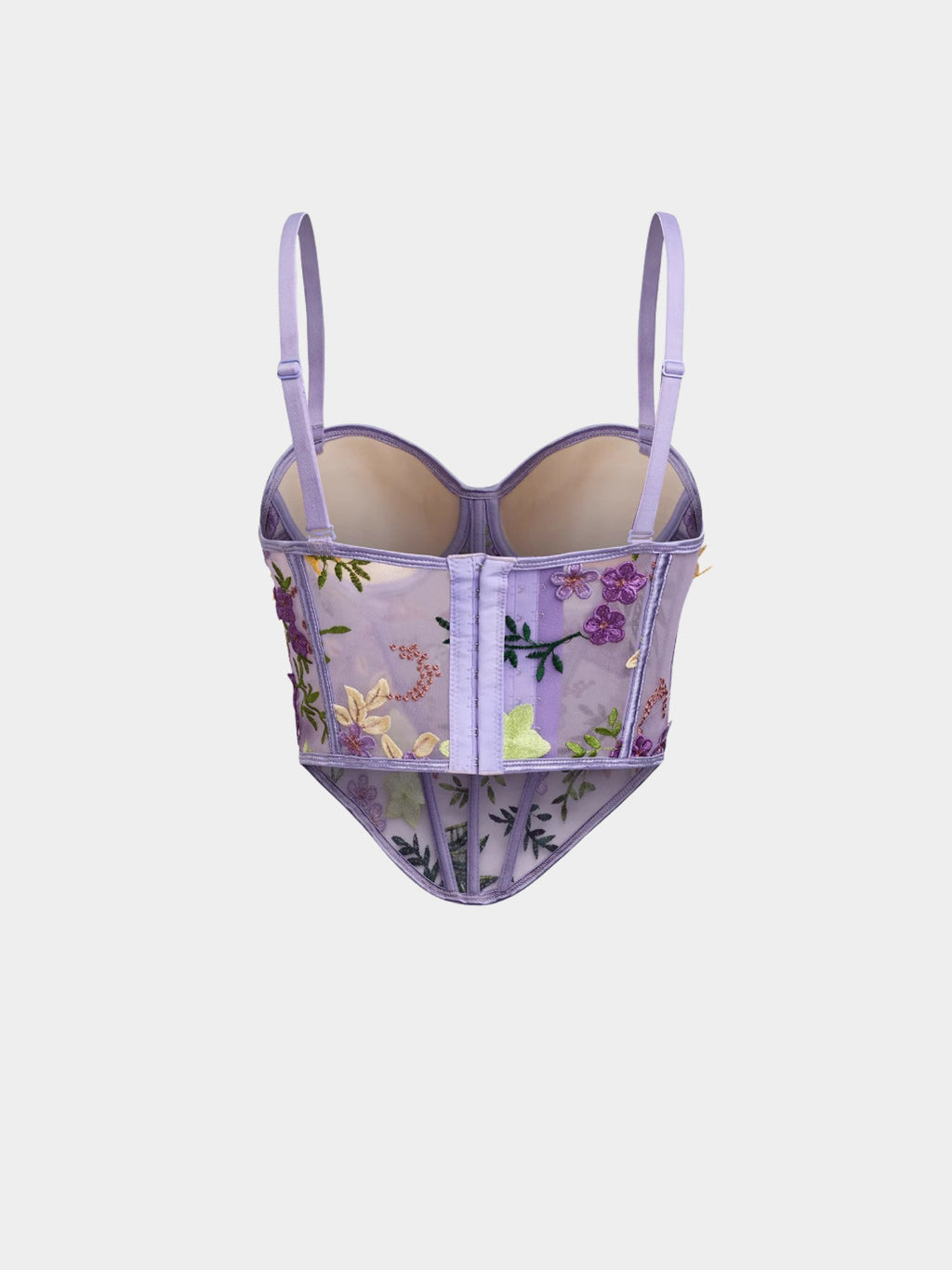 Bloom Bustier - Glitter Noir