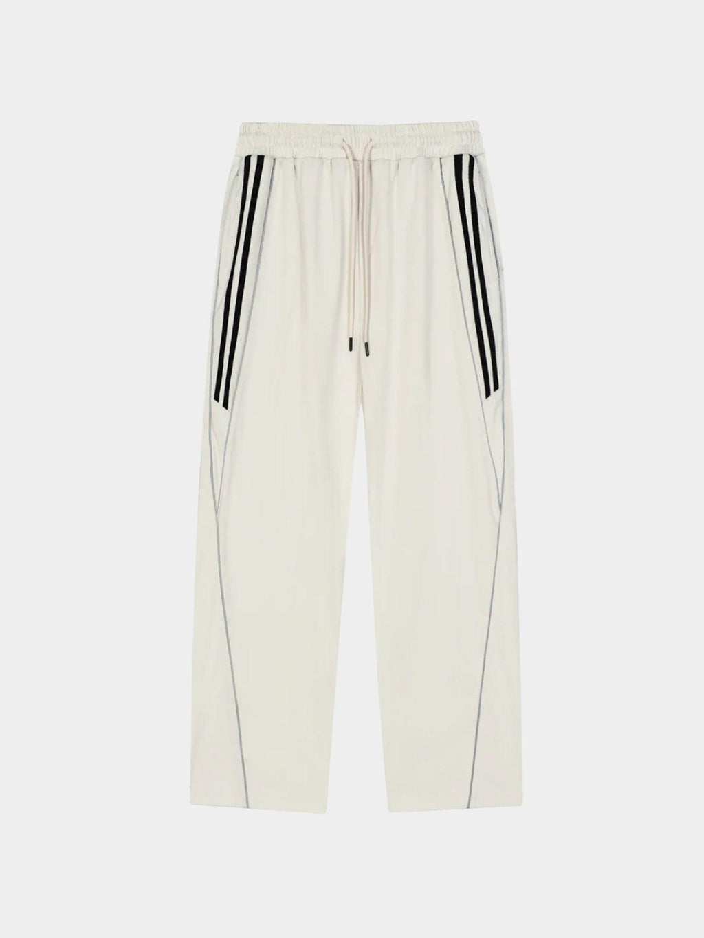 Reflective Striped Sweats - Glitter Noir