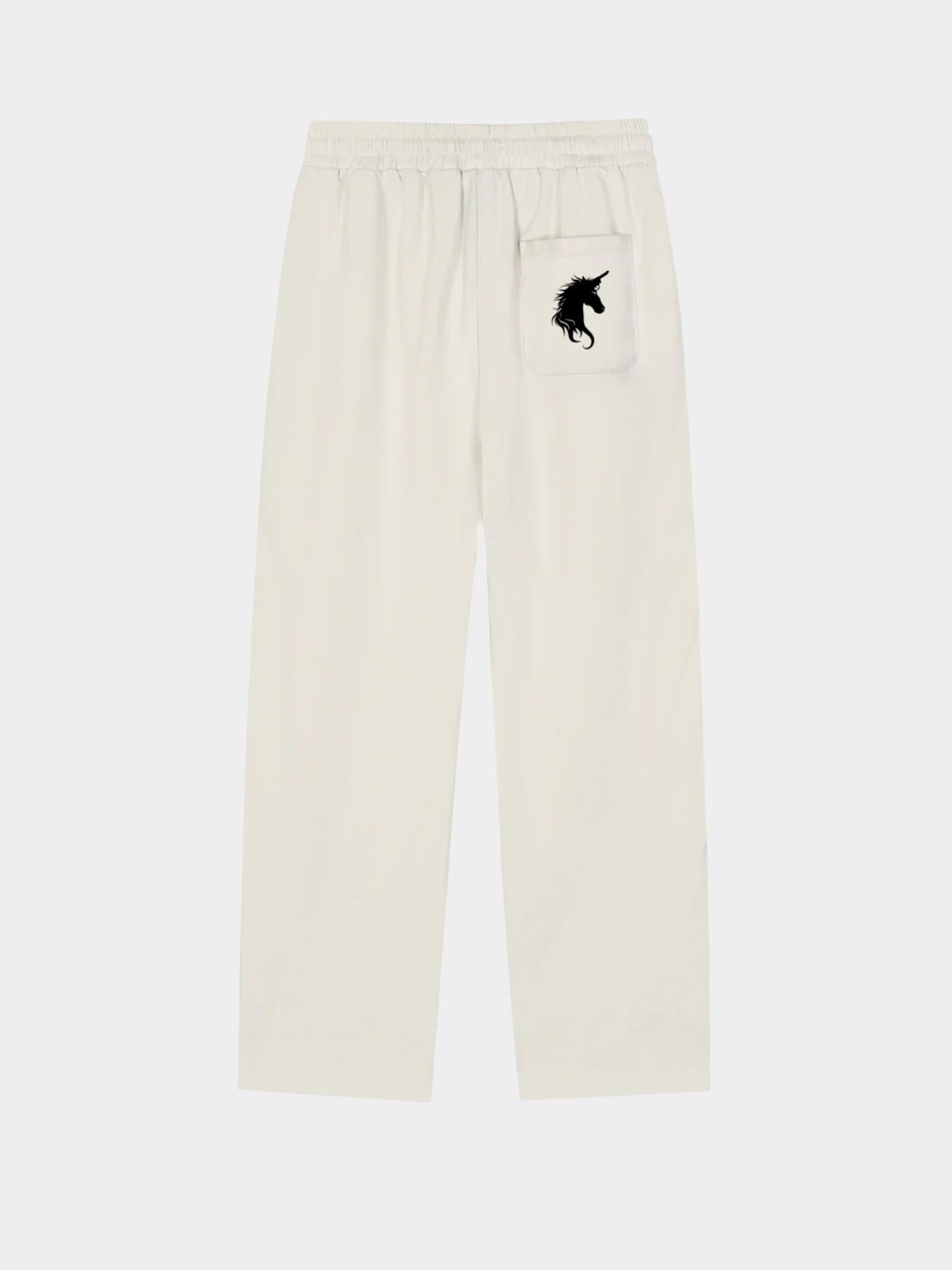 Reflective Striped Sweats - Glitter Noir