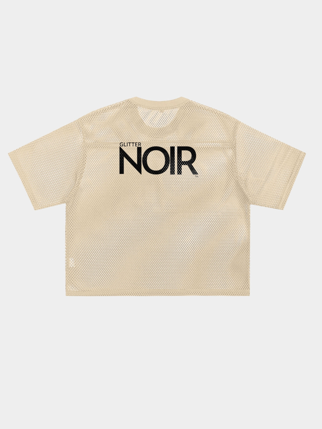 Boxy Jersey - Glitter Noir