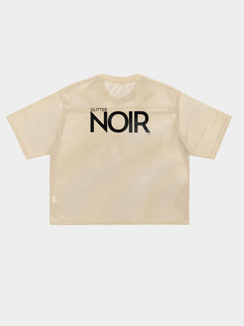Boxy Jersey - Glitter Noir