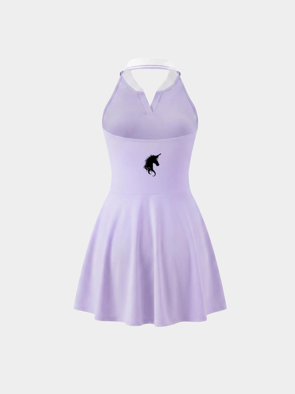 Courtside Halter Mini - Glitter Noir