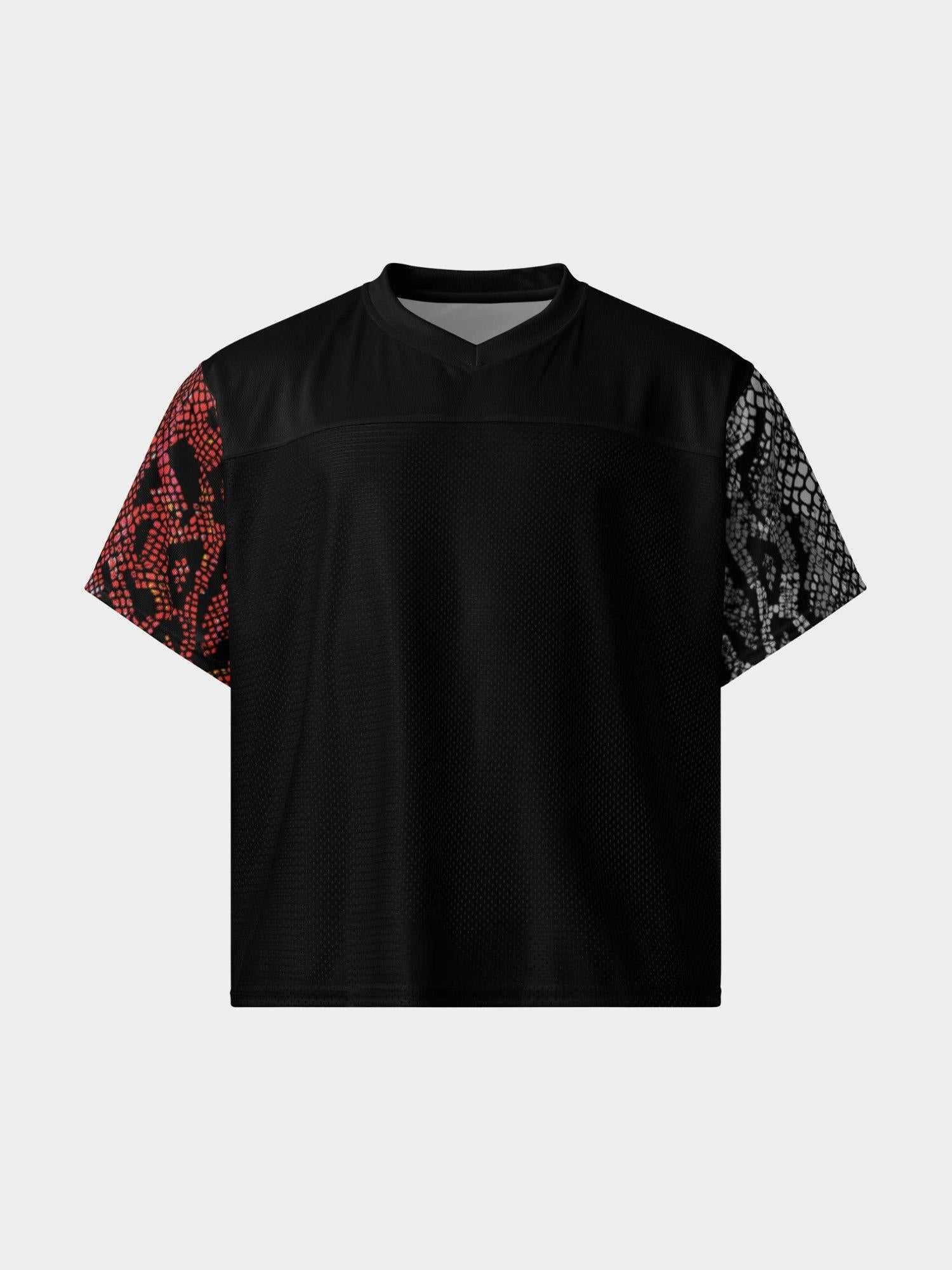 Serpent Jersey - Glitter Noir