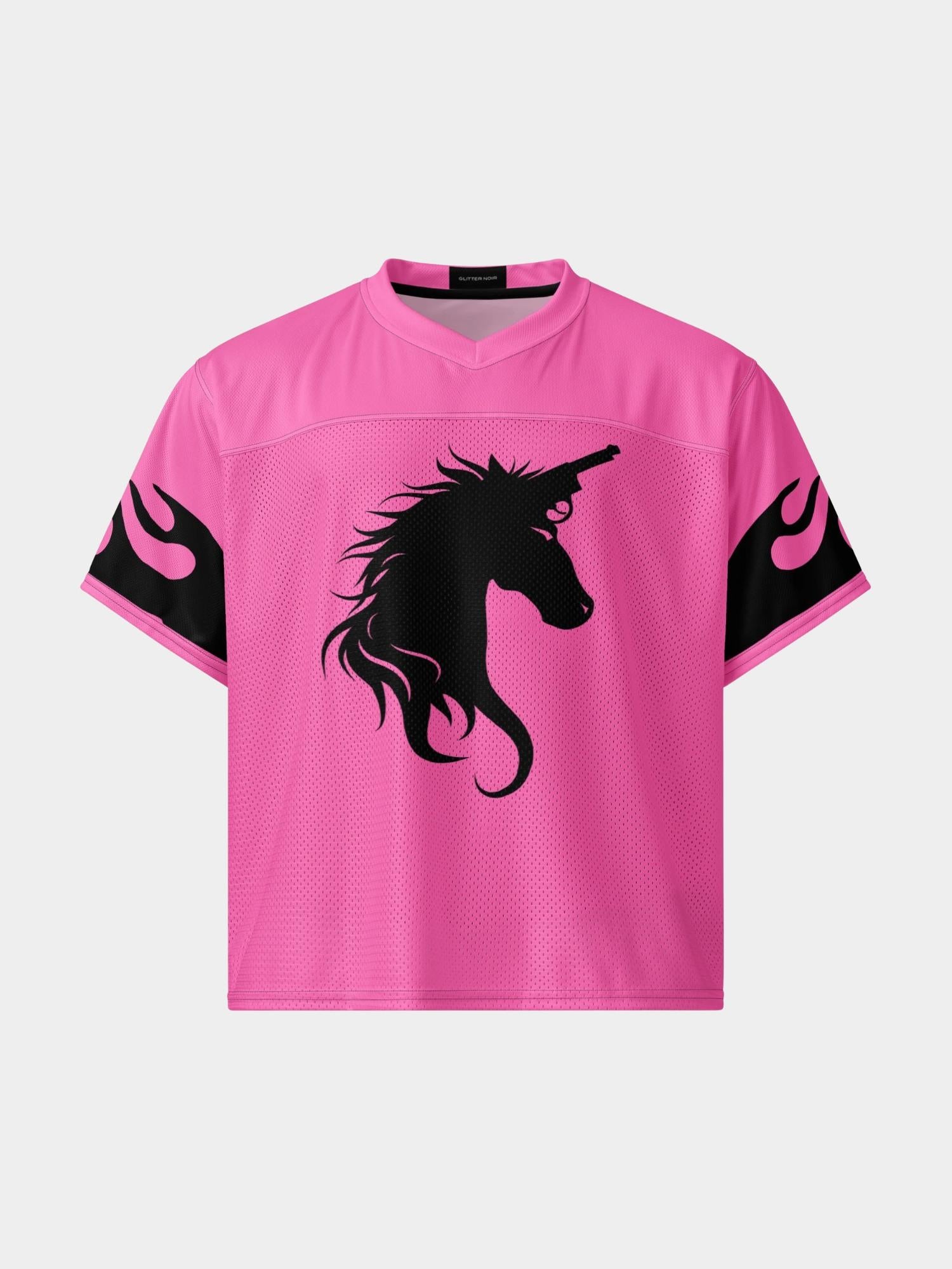 Inferno Jersey - Glitter Noir