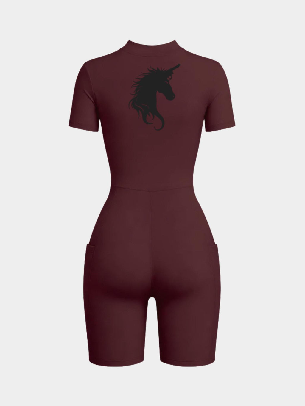 Catsuit Romper - Glitter Noir
