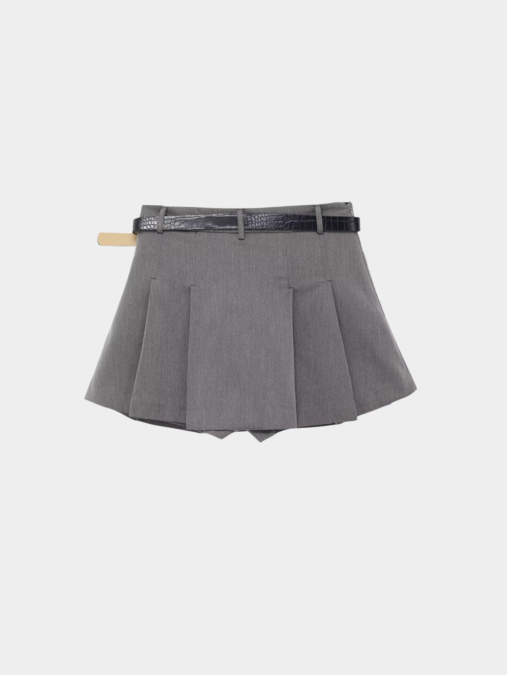 Pleated Mini - Glitter Noir