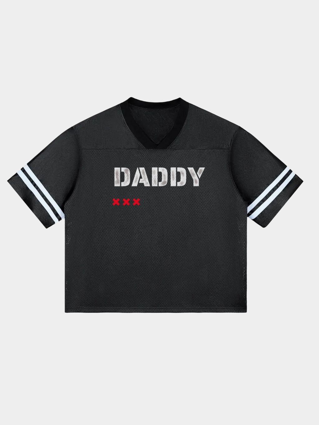 DADDY Mesh Jersey - Glitter Noir