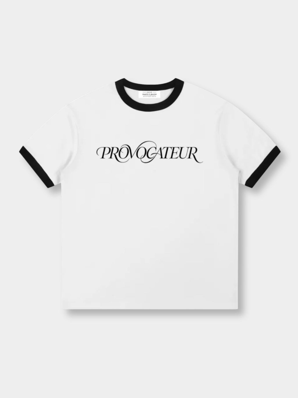 Provocateur Ringer Tee - Glitter Noir