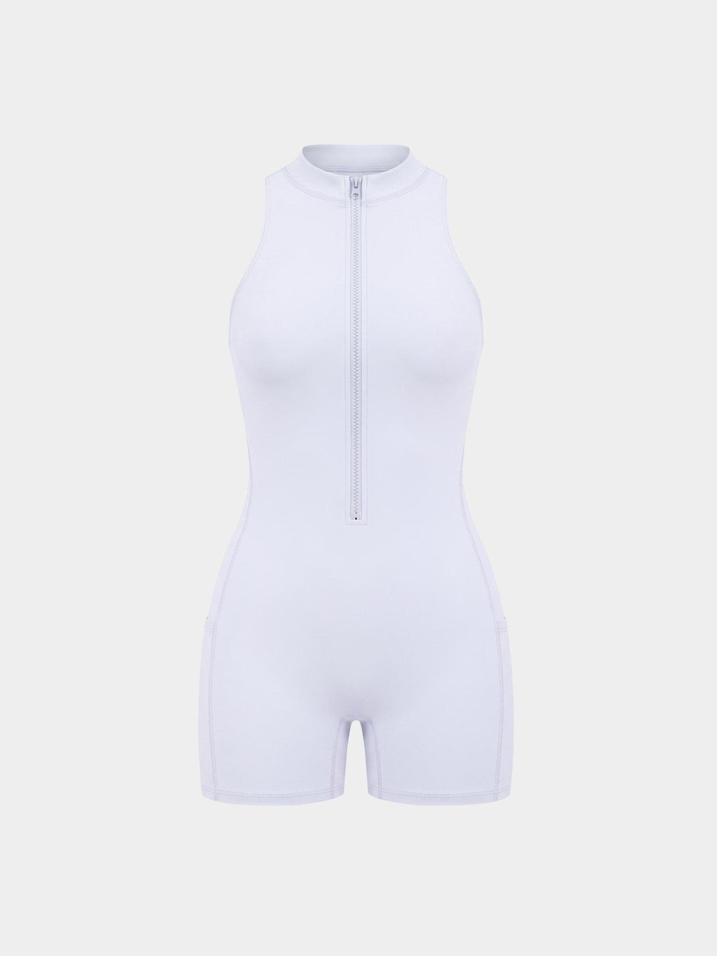 The Aperture — Zip Romper - Glitter Noir