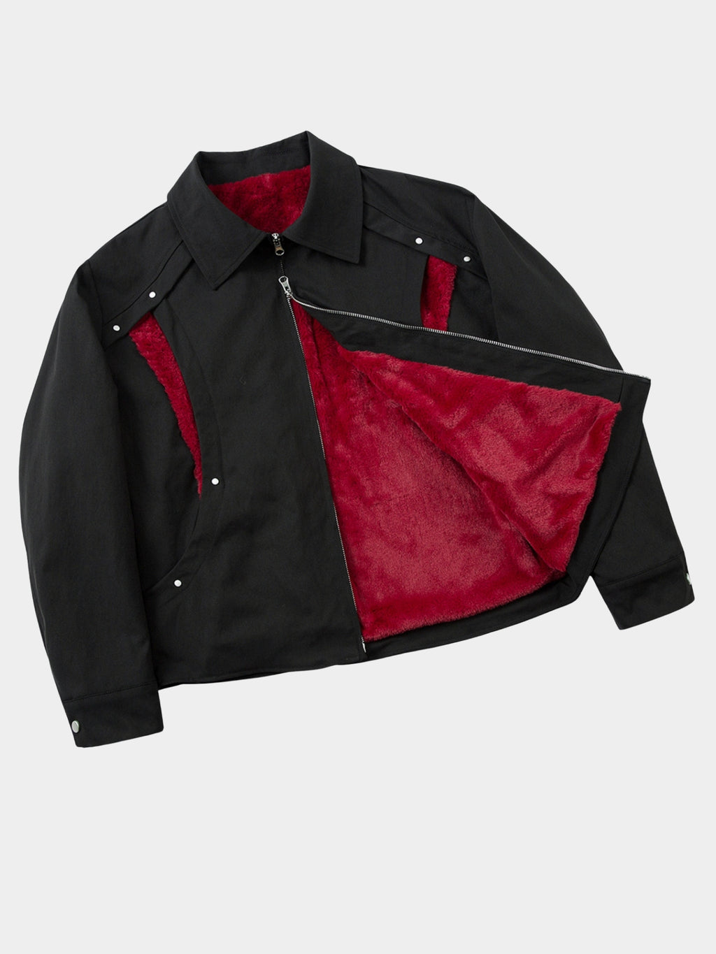 Red Room Zip Jacket - Glitter Noir