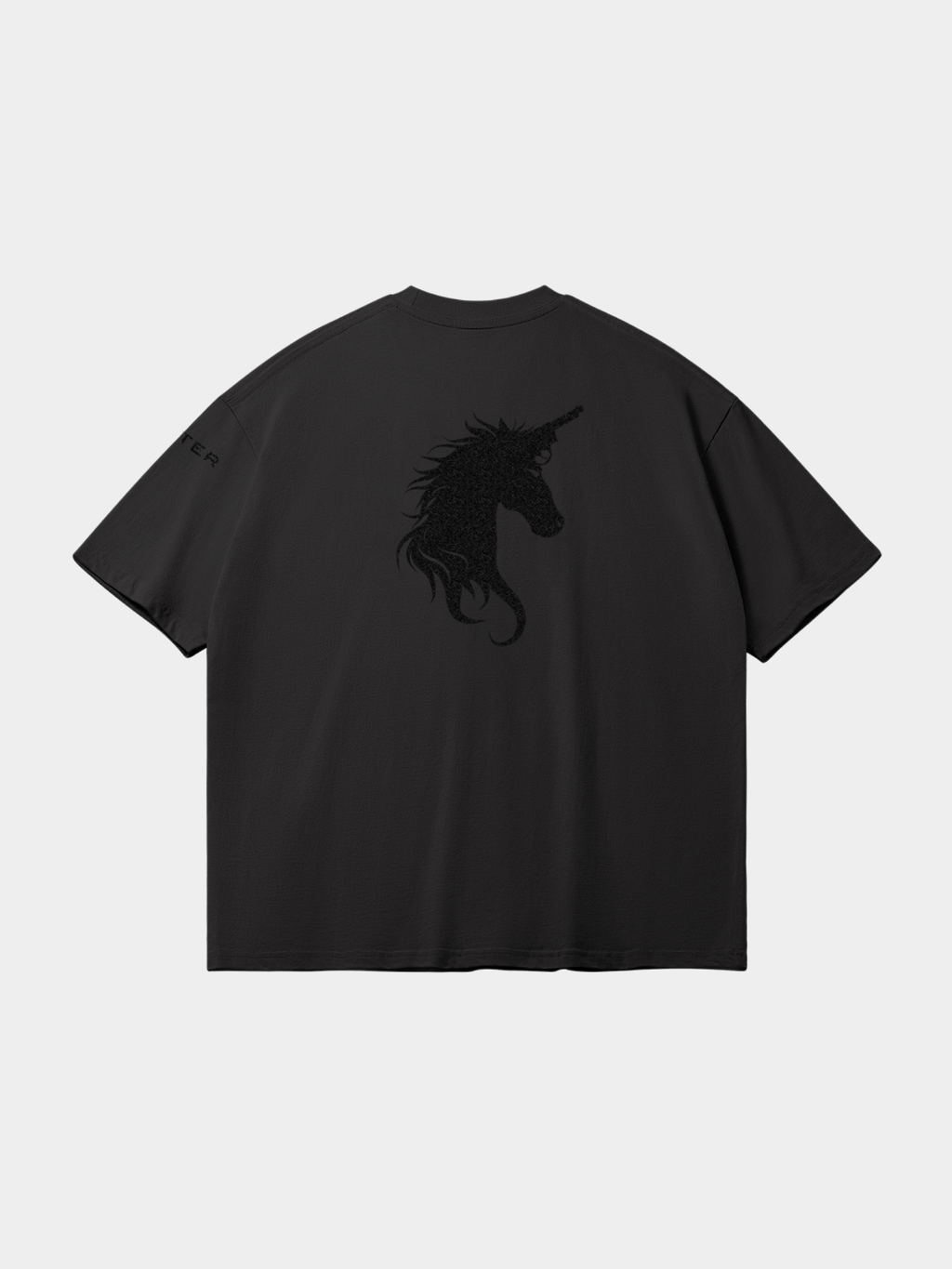 Signature Relaxed Tee - Glitter Noir