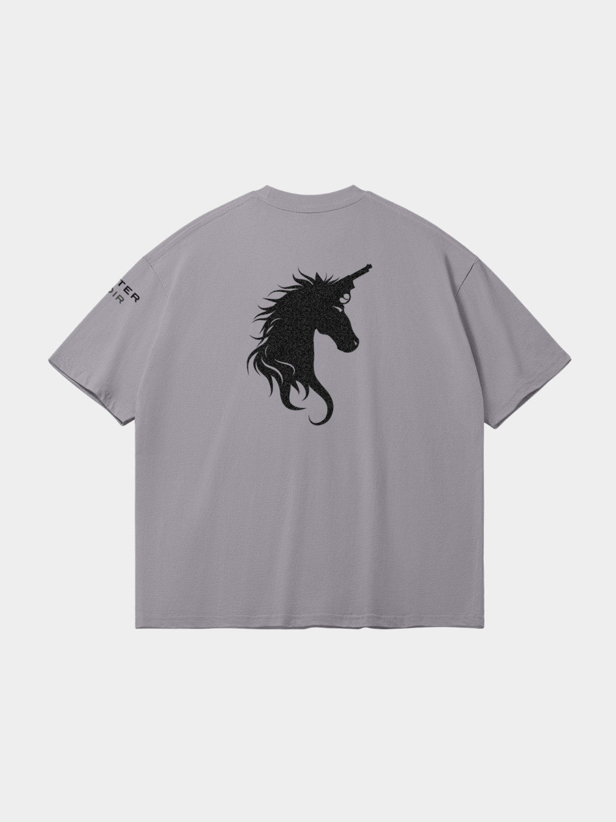Signature Relaxed Tee - Glitter Noir