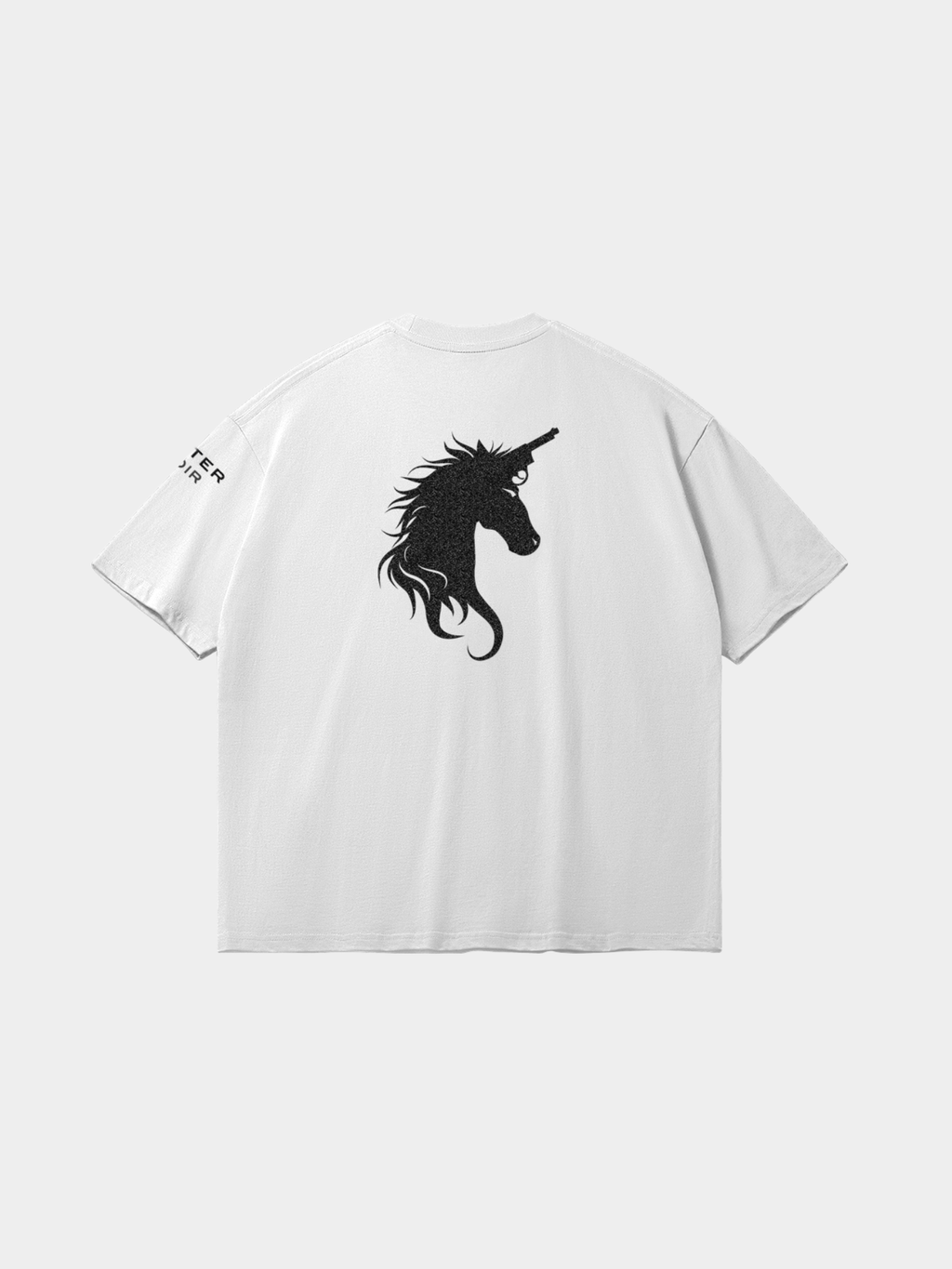 Signature Relaxed Tee - Glitter Noir