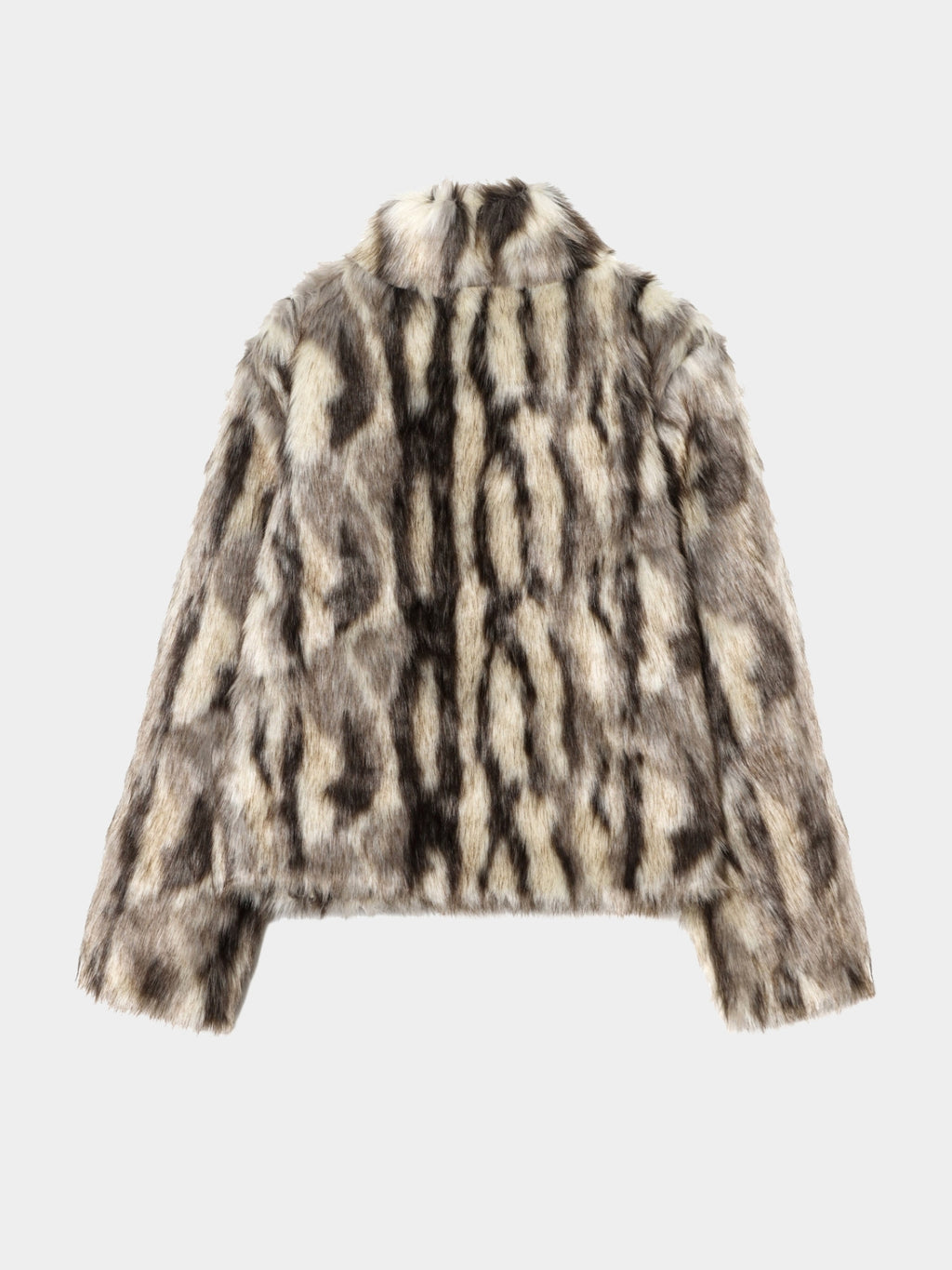 La Volpe Faux-Fur Jacket - Glitter Noir