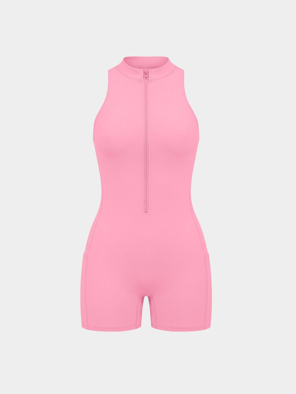 The Aperture — Zip Romper - Glitter Noir