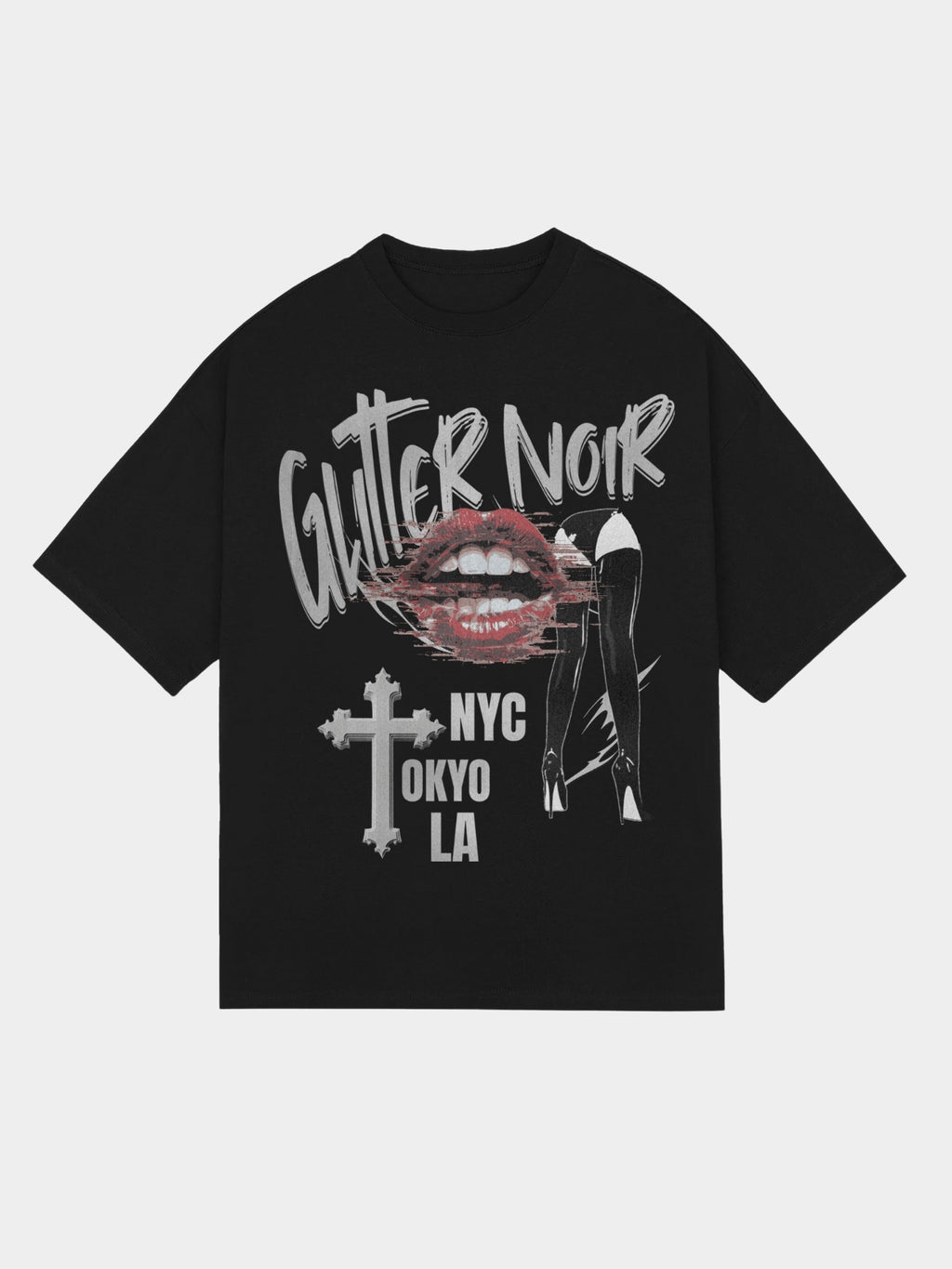Lips & Legs - Glitter Noir