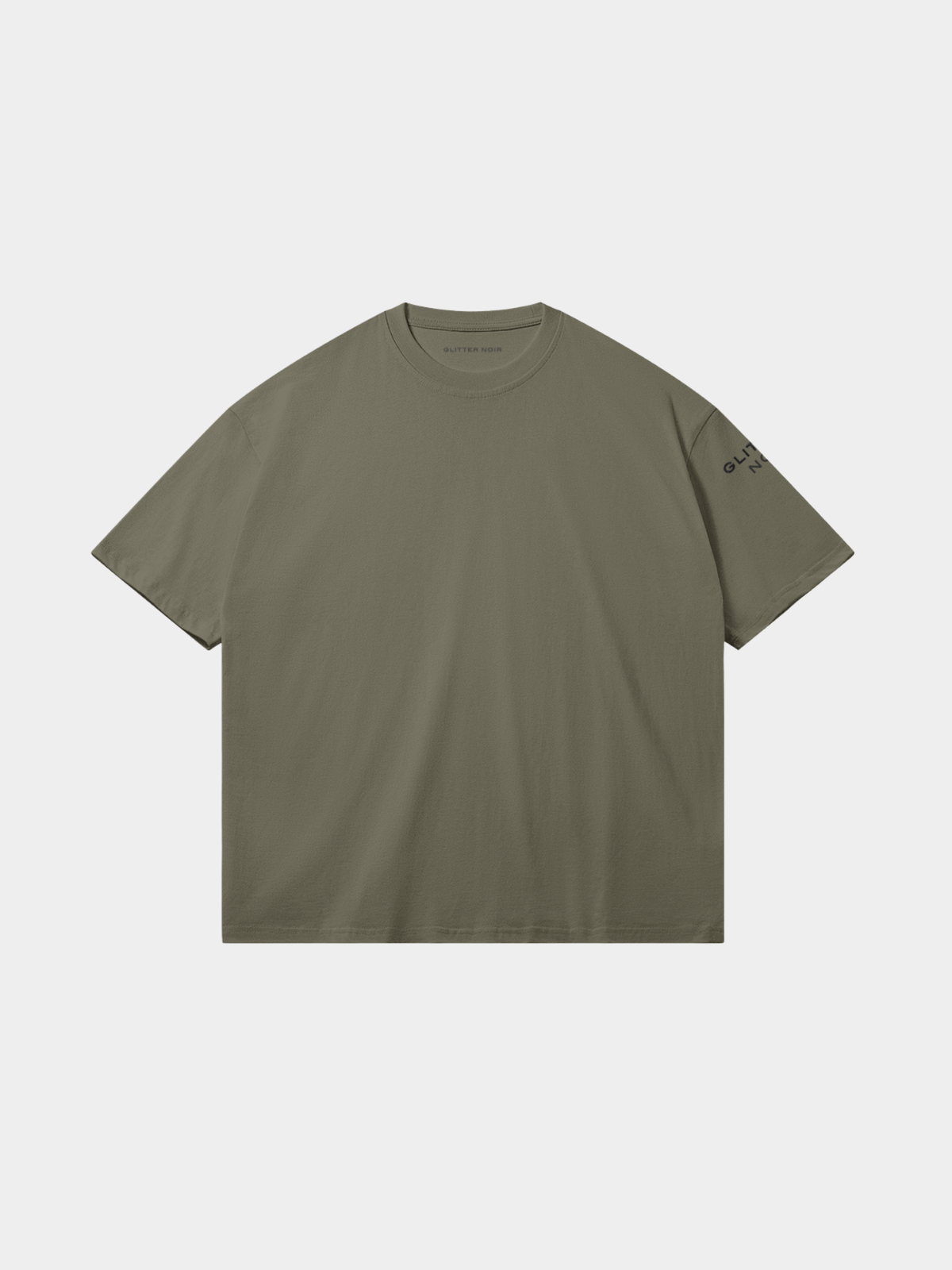 Signature Relaxed Tee - Glitter Noir