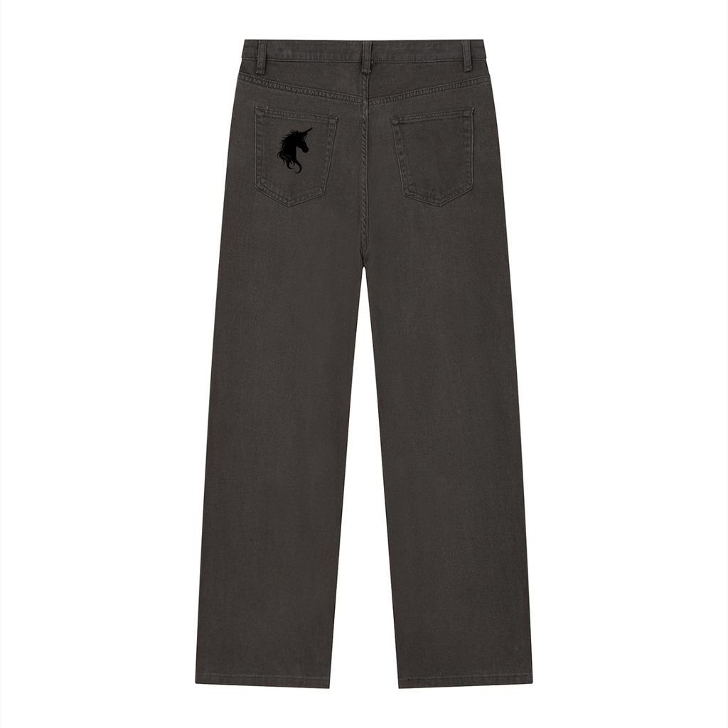Men’s Vintage Wash Straight Leg Jeans