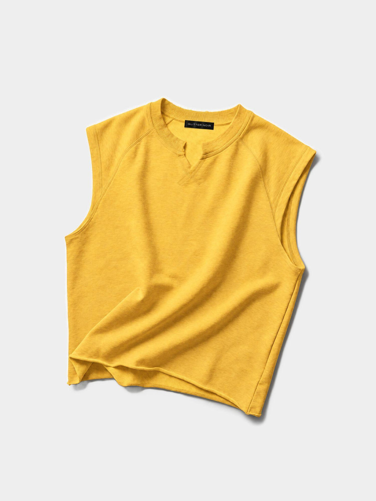 Rough Edge Tank - Glitter Noir
