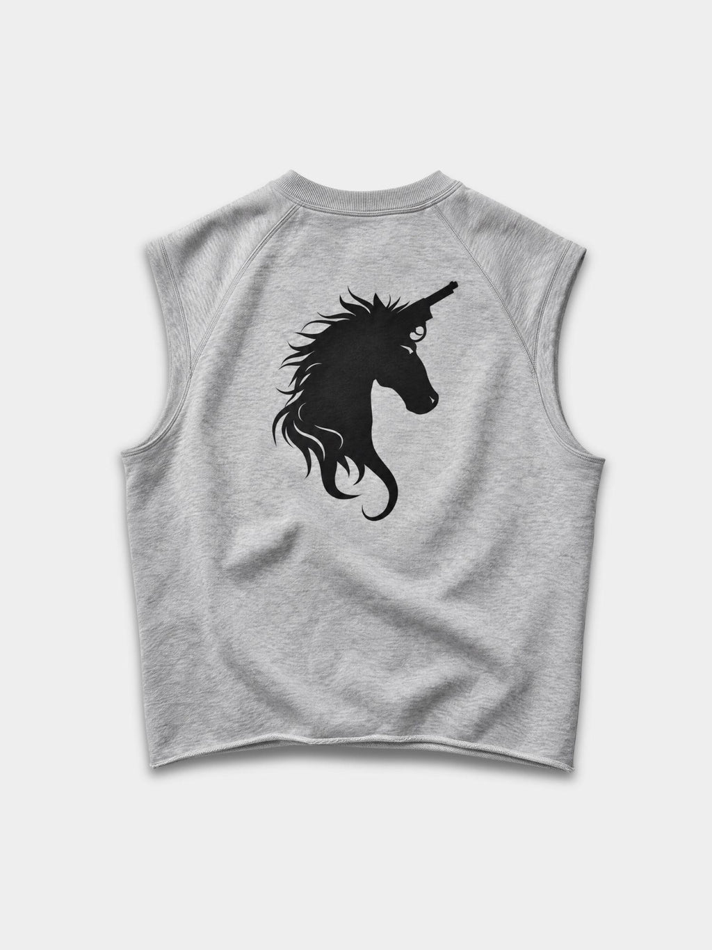 Rough Edge Tank - Glitter Noir
