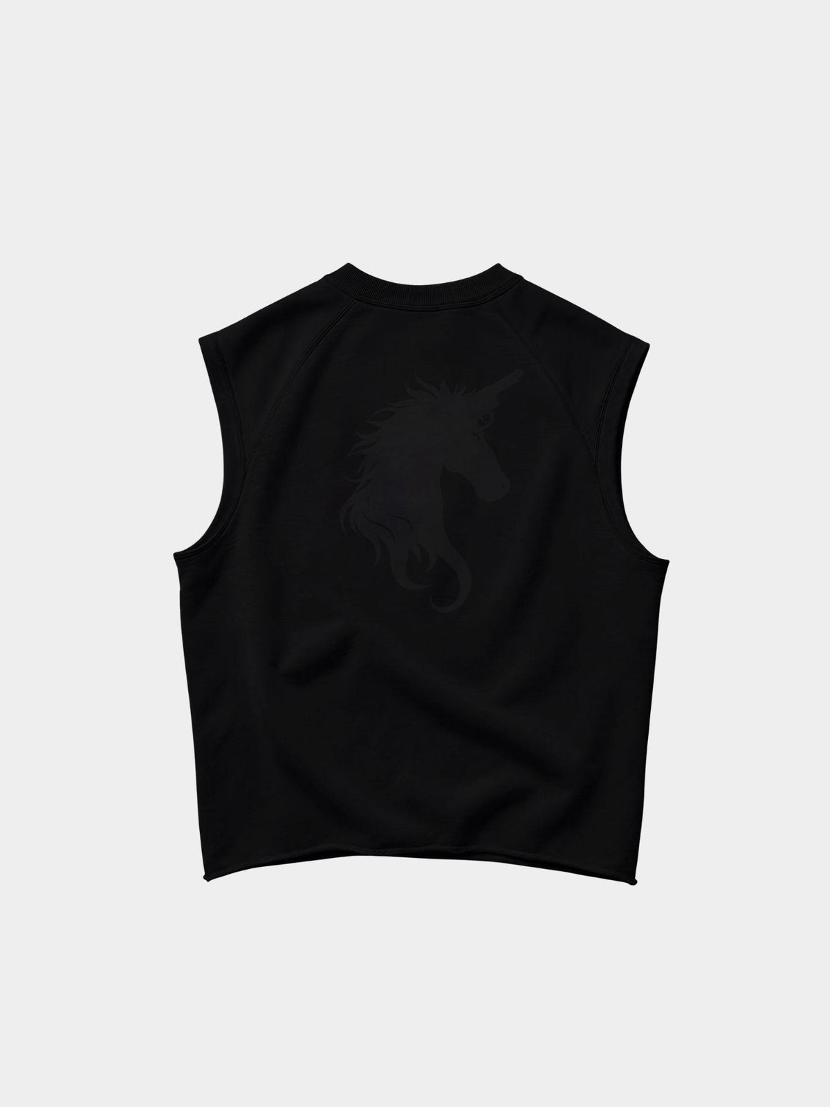 Rough Edge Tank - Glitter Noir