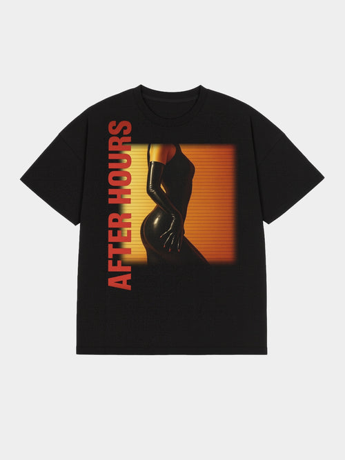 After Hours Tee - Glitter Noir