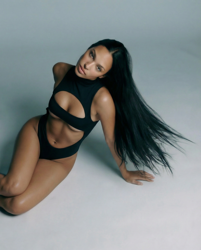 Noir Cut-out Bodysuit