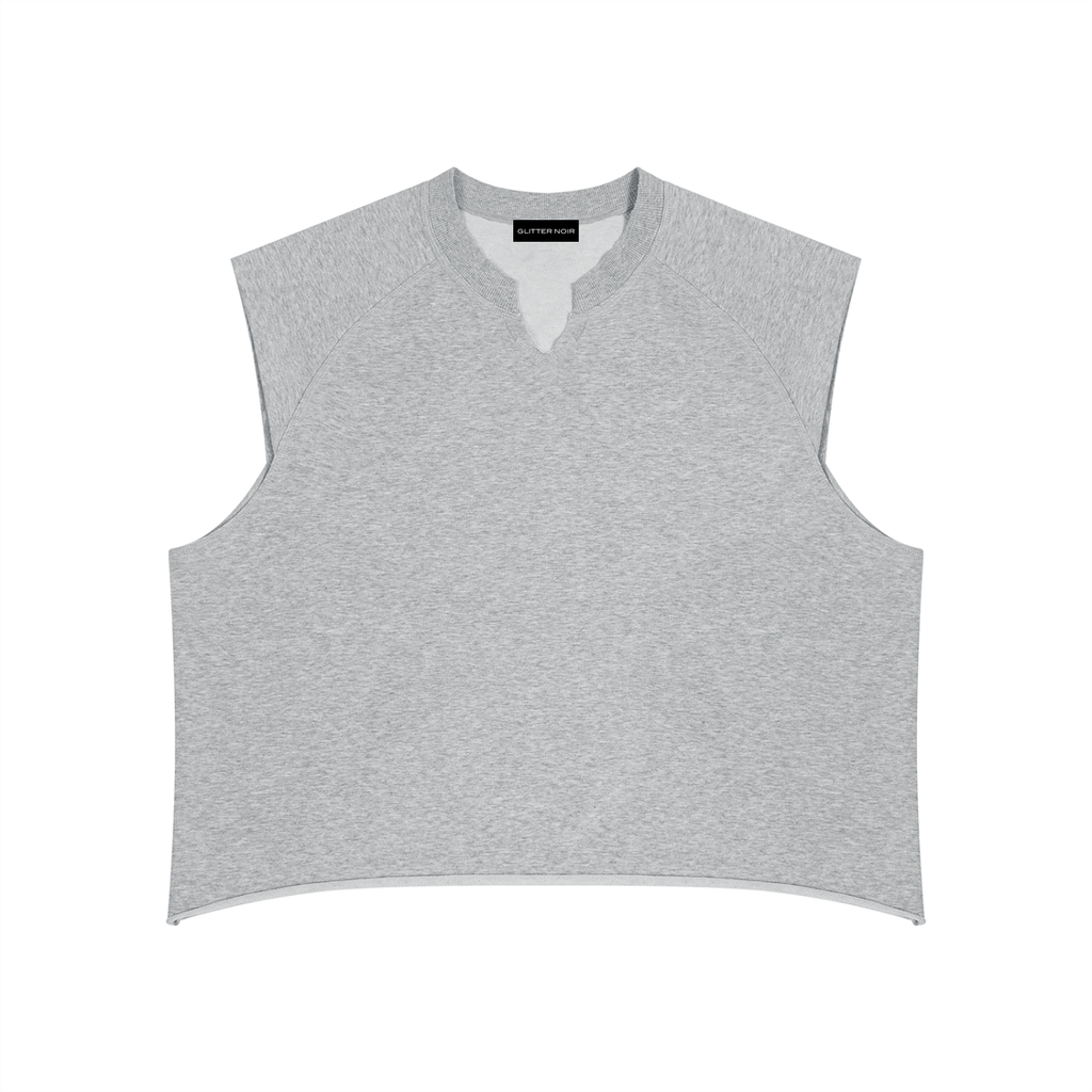 Men’s Boxy Raw Hem Tank Top