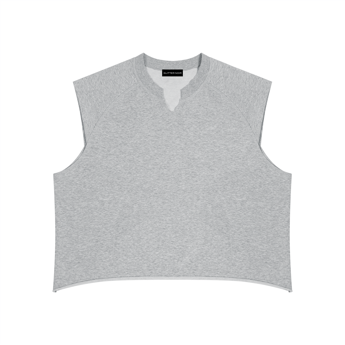 Men’s Boxy Raw Hem Tank Top
