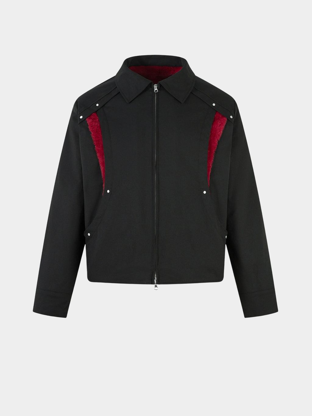 Red Room Zip Jacket - Glitter Noir