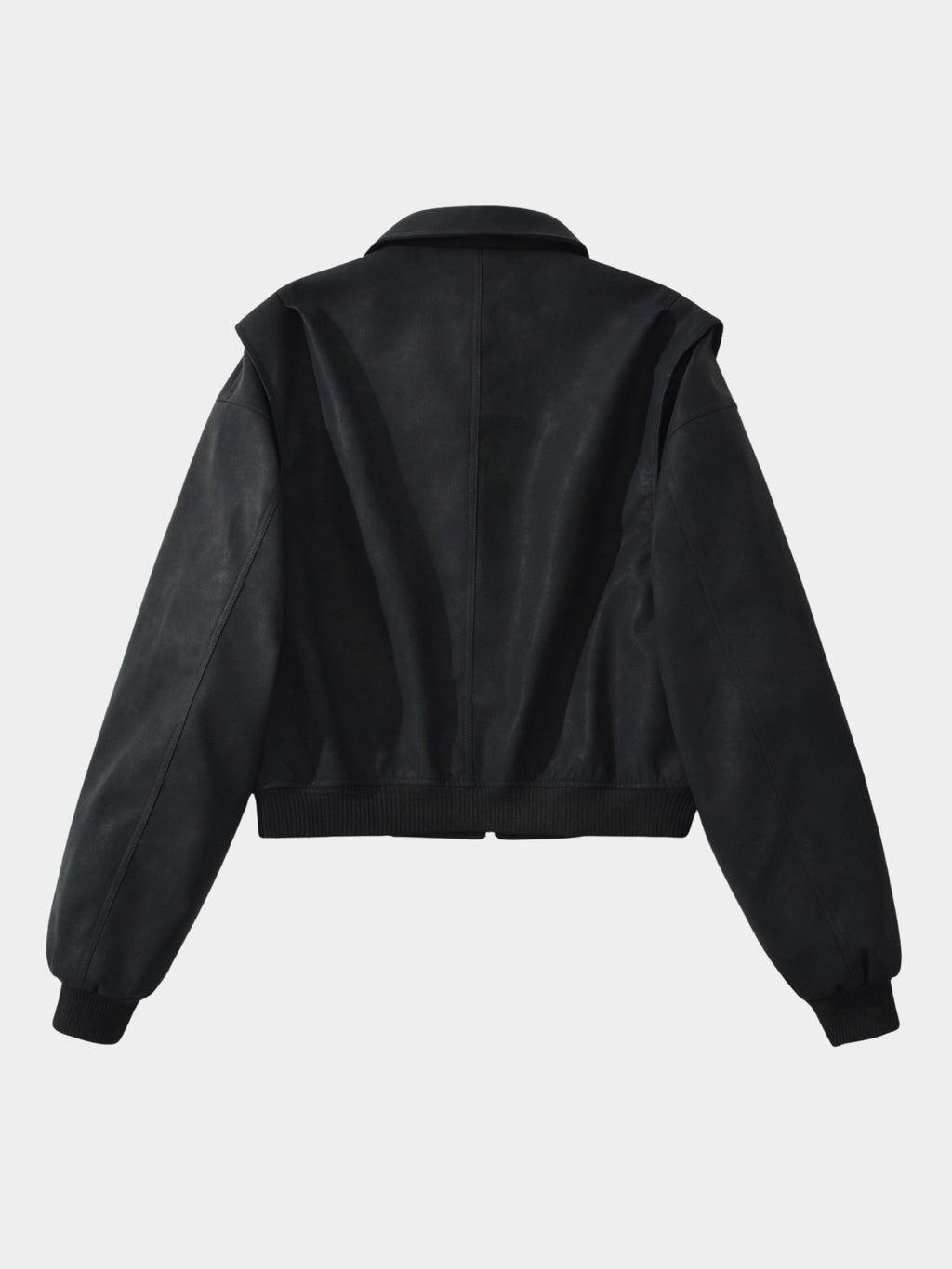 Matte panel bomber - Glitter Noir