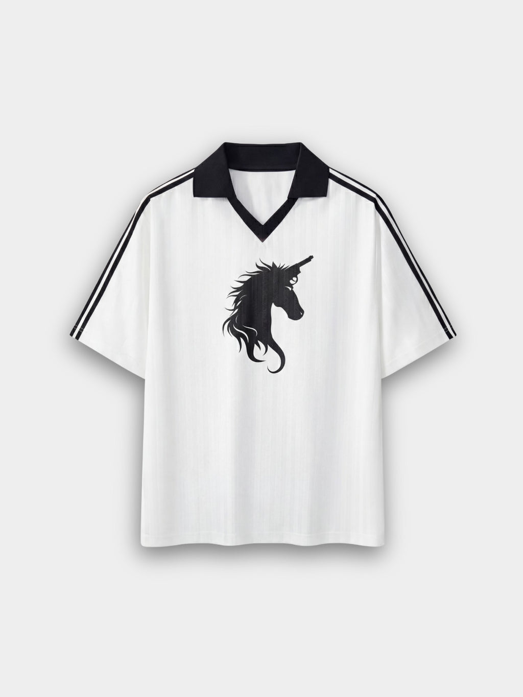 Contrast Jersey - Glitter Noir