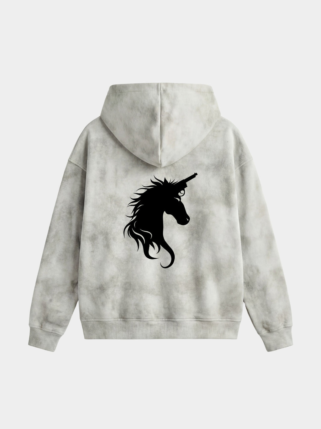 Cloud Zip Hoodie - Glitter Noir