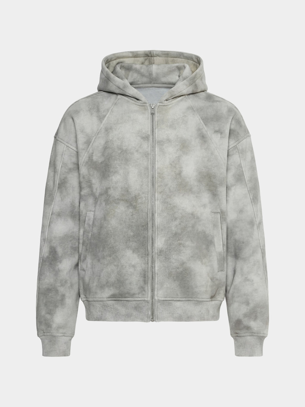 Cloud Zip Hoodie - Glitter Noir