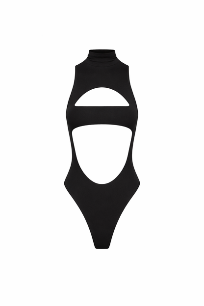 Noir Cut-out Bodysuit