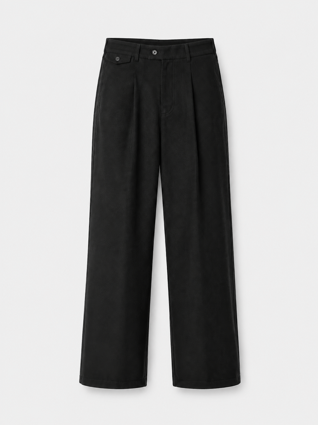 Forme Straight-Leg Trousers - Glitter Noir
