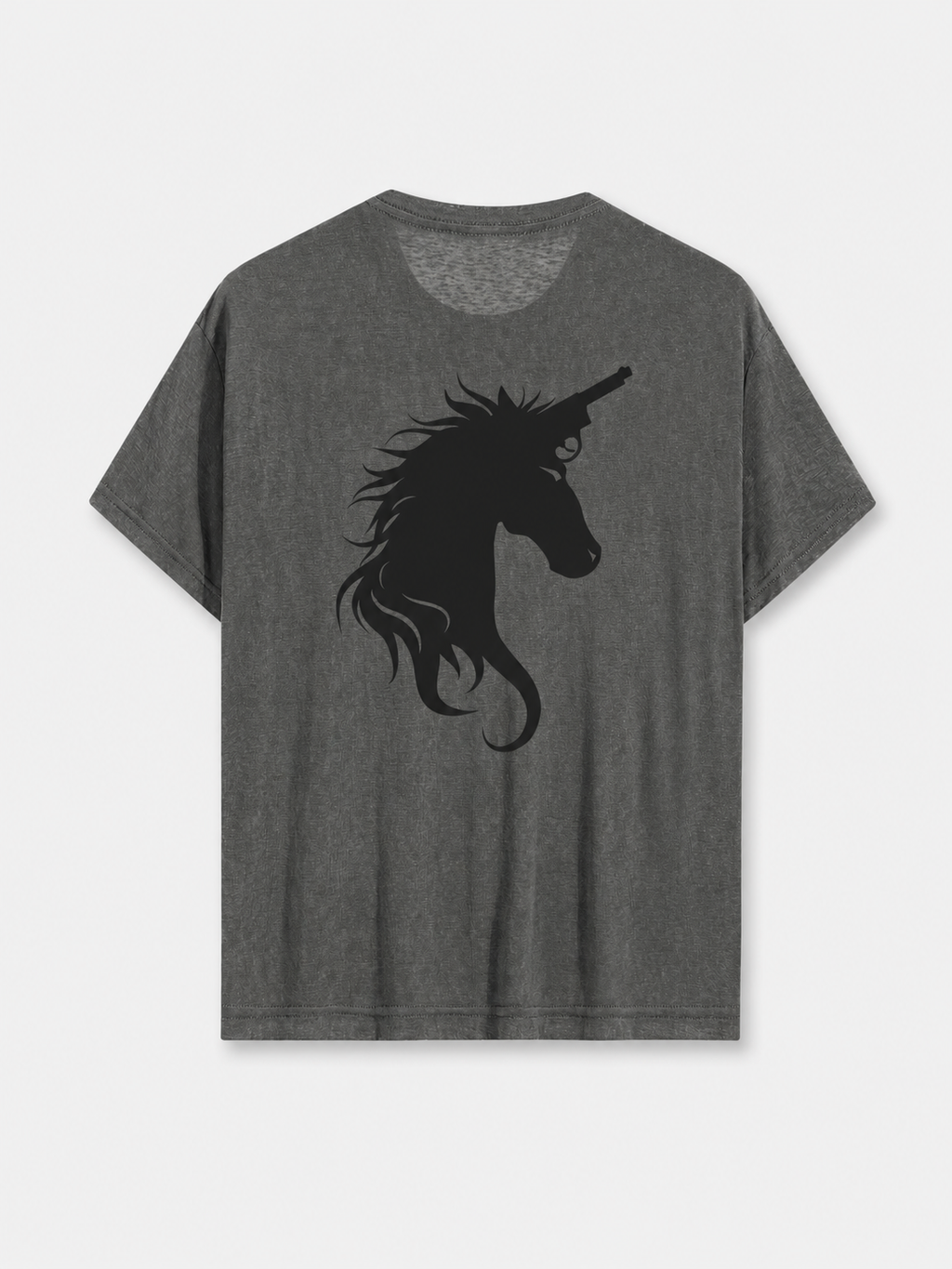 Lyocell Sheer Tee - Glitter Noir