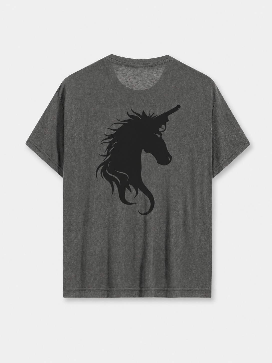 Lyocell Sheer Tee - Glitter Noir