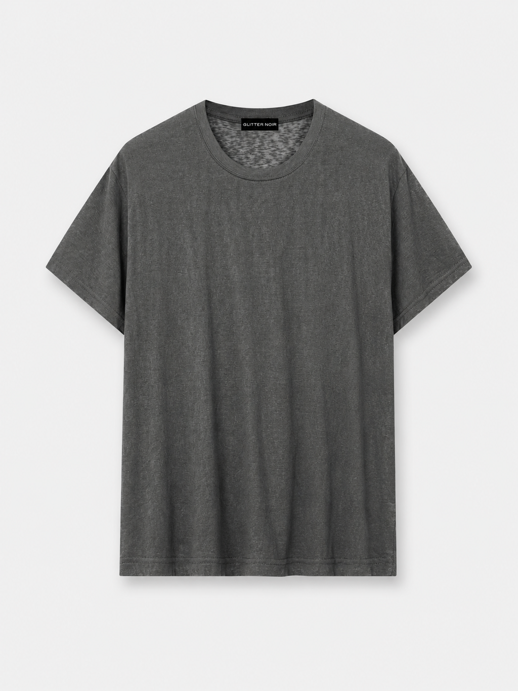 Lyocell Sheer Tee - Glitter Noir