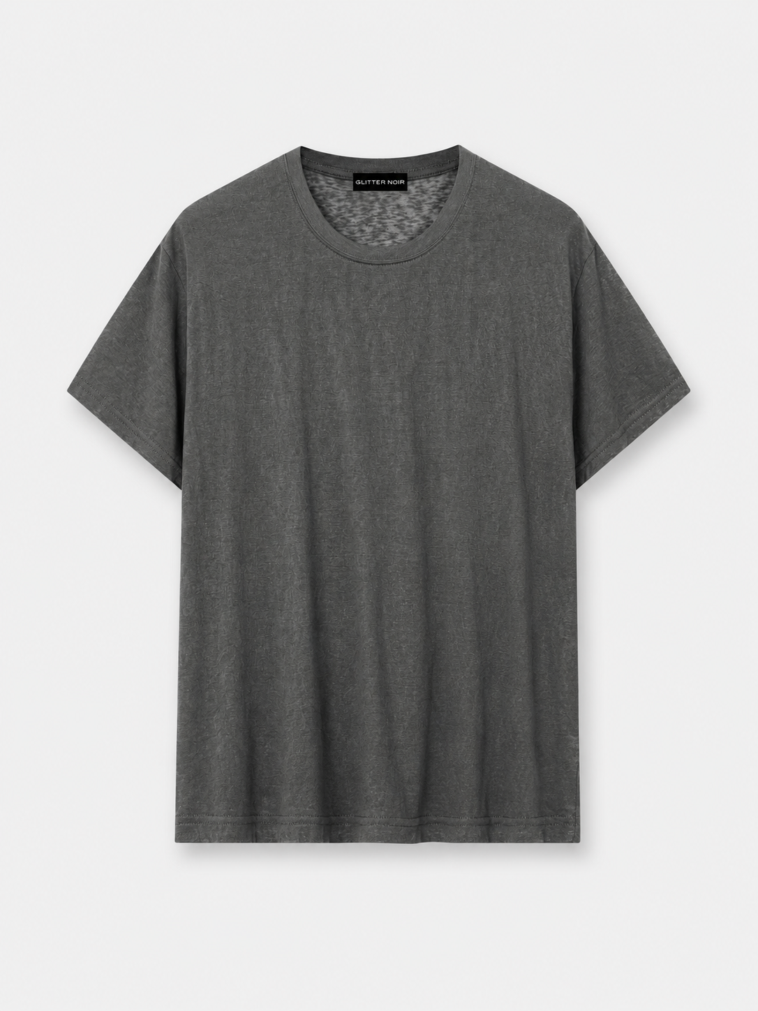 Lyocell Sheer Tee - Glitter Noir