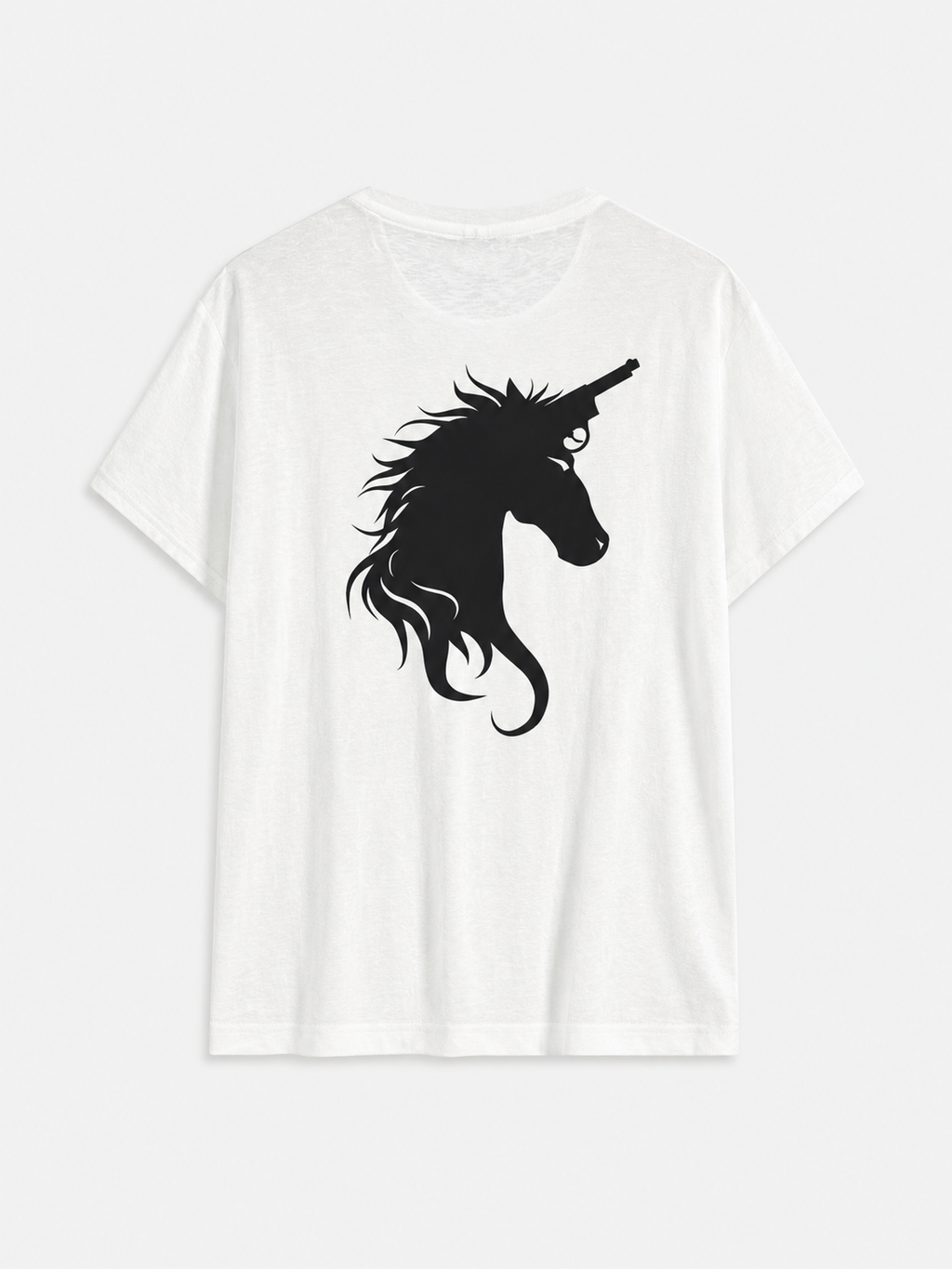 Lyocell Sheer Tee - Glitter Noir