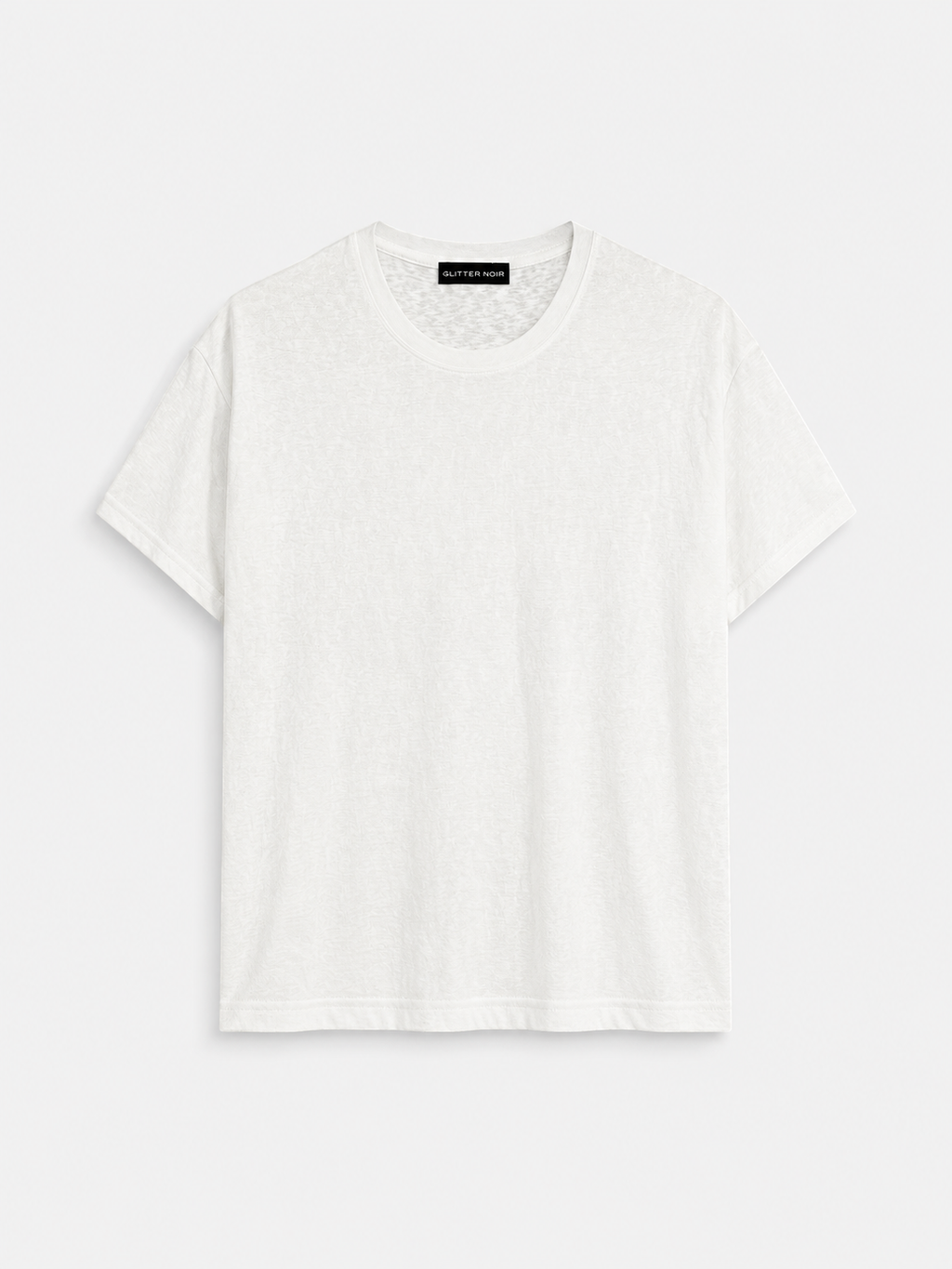 Lyocell Sheer Tee - Glitter Noir