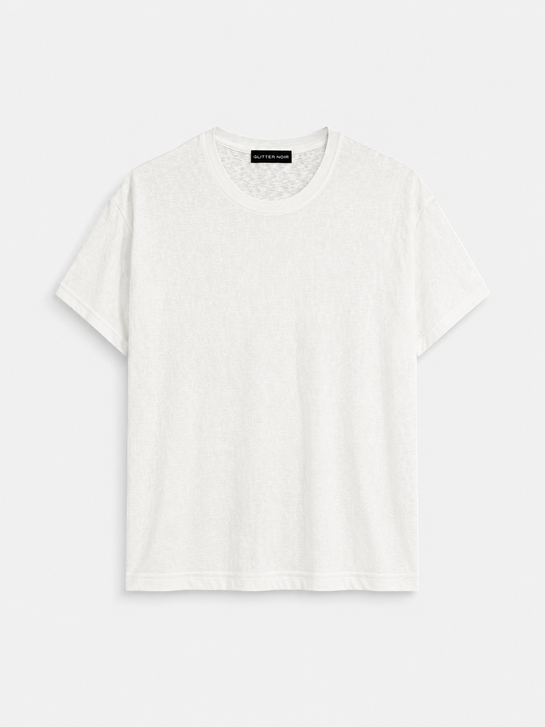 Lyocell Sheer Tee - Glitter Noir